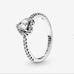 Elevated Heart Ring